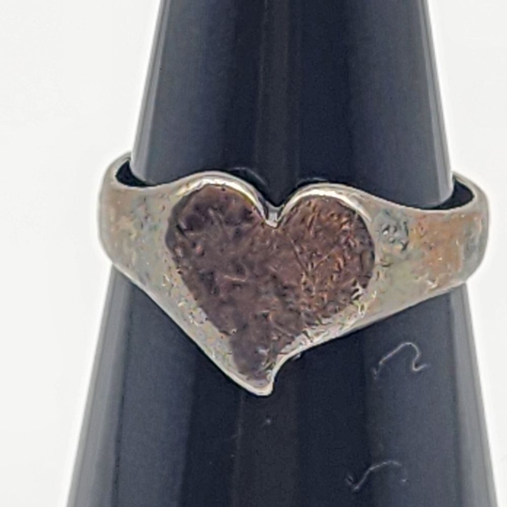 Sterling Silver Heart Ring (3.75)